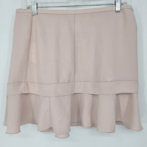 See By Chloe Jupe Mini Skirt Womens 40 Blush Luxury Office Career New - Picture 2 of 9